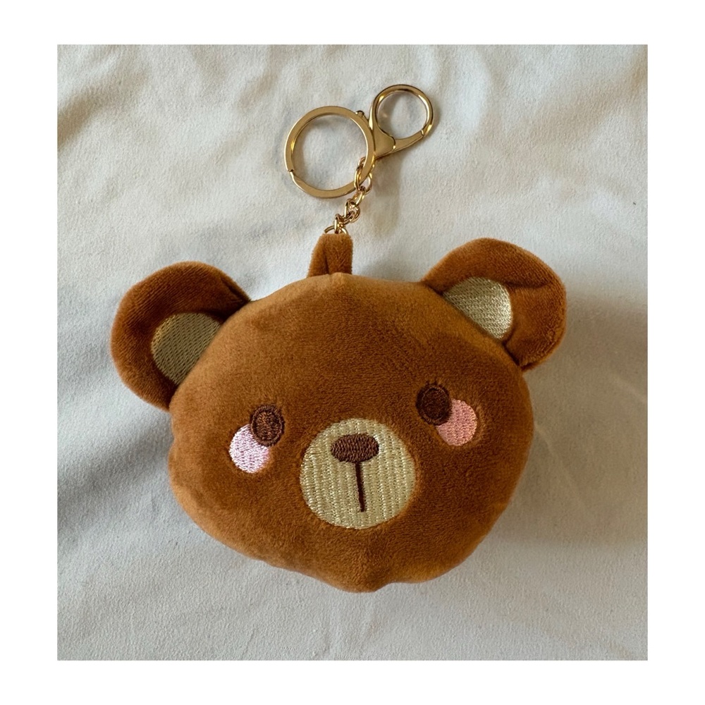 Brown Bear Plush Keychain